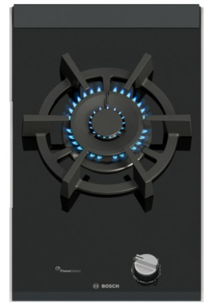 Plite - Plită pe Gaz Bosch Serie 8 PRA3A6I10, 30 cm, 1 Arzător Wok, FlameSelect, Aprindere Electrică, Grătar Fontă, Negru pukika.ro