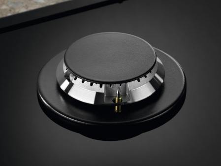 Plită pe Gaz Electrolux KGG64362K, 59 cm, 4 Arzătoare, Grătare Fontă, Negru pukika.ro [2]