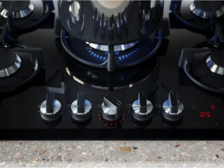 Plită pe Gaz Electrolux KGG75362K, 75 cm, 5 Arzătoare, Grătare Fontă, Aprindere Integrată, Negru pukika.ro [7]