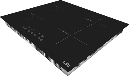 Plită pe gaz LIN LI-B47400, 7400 W, 4 arzătoare, sticla ceramica, Negru pukika.ro [4]