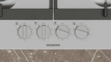 Plită pe Gaz Siemens EC6A5HI90, 58 cm, 4 Arzătoare, FlameSelect, Wok, Grătare Fontă, Inox pukika.ro [1]