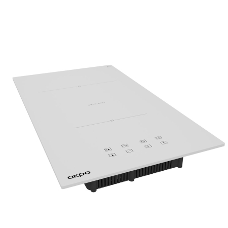 Plită pe Inducție AKPO PIA 6802, 30 cm, 2 Zone, Touch, Alb pukika.ro [2]