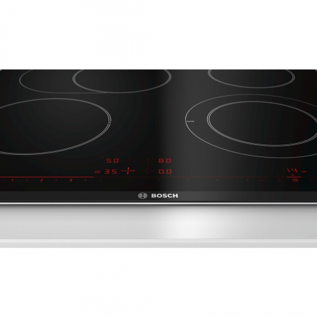 Plită Vitroceramică Bosch Serie 8 PKN675DP1D, 60 cm, 4 Zone HighSpeed, TouchControl, PowerBoost, Recunoaștere Vase, Negru pukika.ro [1]