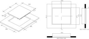 Plită Vitroceramică Candy CH64CCW, 59 cm, 4 Zone de Gătit, Touch Control, Timer, Sticlă Albă pukika.ro [1]