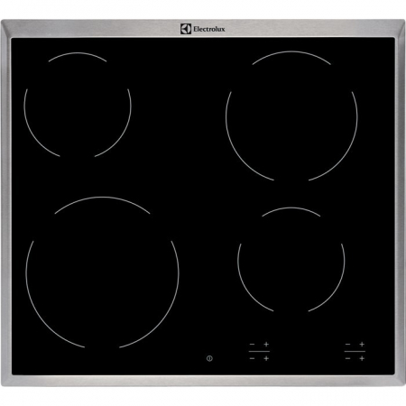 Plite - Plită vitroceramică Electrolux EHF16240XK, 60 cm, 4 zone, Touch Control, indicator căldură reziduală, protecție copii, Negru pukika.ro