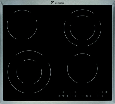 Plite - Plită Vitroceramică Electrolux EHF6342XOK, 576 mm, 4 Zone de Gătit, Touch Control, Timer Integrat, Sticlă Neagră pukika.ro