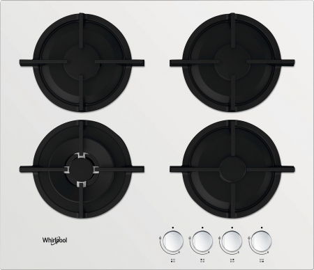 Plite - Plită Vitroceramică Whirlpool AKT 625/WH, 59 cm, 4 Zone de Gătit, Touch Control, Indicator Căldură Reziduală, Alb pukika.ro