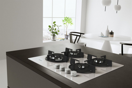 Plită Vitroceramică Whirlpool AKT 625/WH, 59 cm, 4 Zone de Gătit, Touch Control, Indicator Căldură Reziduală, Alb pukika.ro [2]