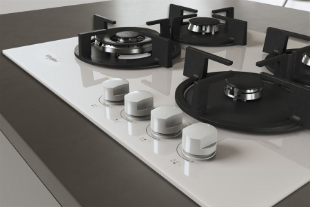 Plită Vitroceramică Whirlpool AKT 625/WH, 59 cm, 4 Zone de Gătit, Touch Control, Indicator Căldură Reziduală, Alb pukika.ro [4]