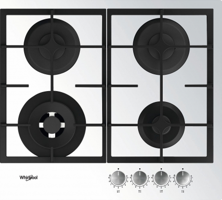 Plite - Plită Vitroceramică Whirlpool AKTL 629/WH, 59 cm, 4 Zone de Gătit, Touch Control, Timer, Indicator Căldură Reziduală, Alb pukika.ro