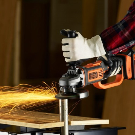 Polizor Unghiular Black & Decker, 18 V, disc 125 mm, 8600 RPM, fara acumulator si incarcator, Negru pukika.ro [5]