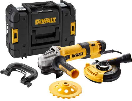 Polizoare Unghiulare - Polizor Unghiular DeWALT, 1500 W, disc 125 mm, 10000 RPM, cutie transport, Galben pukika.ro