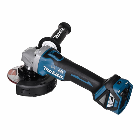 Polizoare Unghiulare - Polizor Unghiular Makita, 18 V, disc 125 mm, 8500 RPM, fara acumulator si incarcator, Albastru pukika.ro