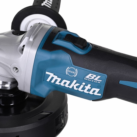 Polizor Unghiular Makita, 18 V, disc 125 mm, 8500 RPM, fara acumulator si incarcator, Albastru pukika.ro [3]