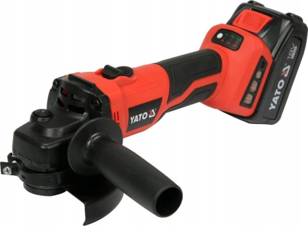 Polizoare Unghiulare - Polizor Unghiular Yato, 18 V, disc 125 mm, 8500 RPM, 2 acumulatori, incarcator, Negru pukika.ro
