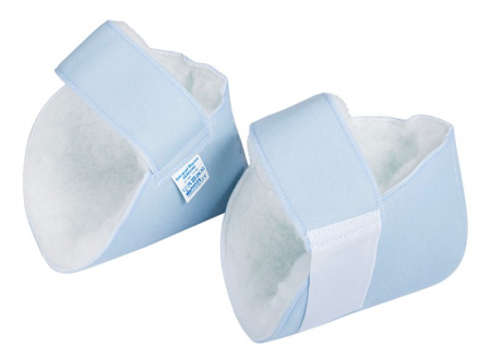 Protectii Antiescare pentru Calcai - Protectie antiescare pentru calcai, 2 bucati, one size, Alb/Albastru pukika.ro