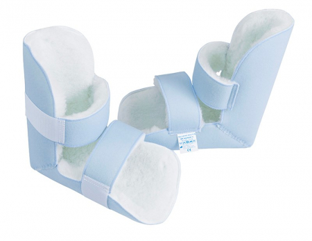 Protectii Antiescare pentru Calcai - Protectie antiescare pentru talpi, 2 bucati, one size, Alb/Albastru pukika.ro
