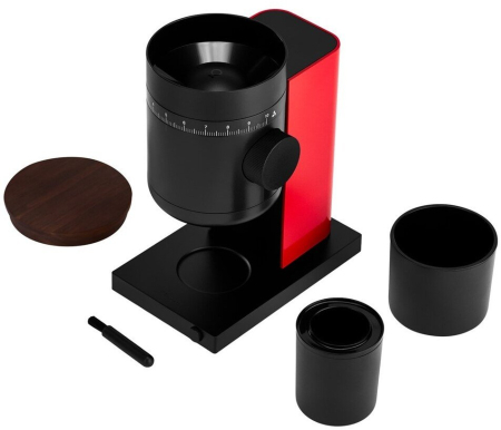 Râșniță Electrică Cafea Fellow, 300 W, Capacitate 110 g, pentru Espresso și Filtru, Roșu pukika.ro [6]
