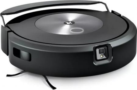 Robot Aspirator + Mop 2‑în‑1 iRobot Roomba Combo J7 C7158, 4‑Etape Aspirare, Mop Retractabil, Navigație PrecisionVision, Wi‑Fi, Negru pukika.ro [1]