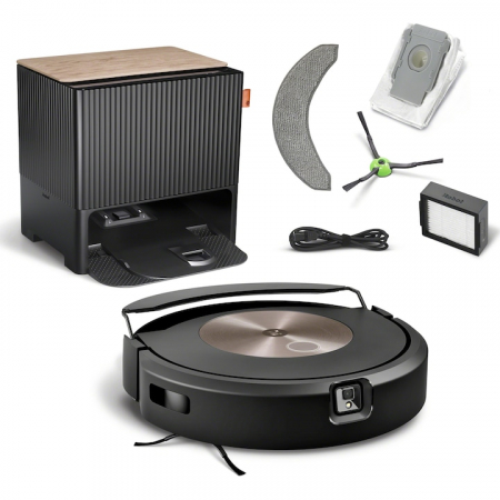 Robot de aspirare cu mop, iRobot Combo j9+, maro/negru pukika [4]