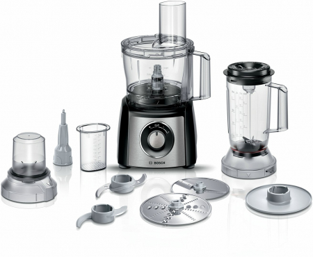 Roboți de Bucătărie - Robot de Bucătărie Bosch MCM3501M, 800 W, Bol 2.3 L, 2 Viteze, Blender, Macinare, Tocator, Negru pukika.ro