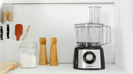 Robot de Bucătărie Bosch MCM3501M, 800 W, Bol 2.3 L, 2 Viteze, Blender, Macinare, Tocator, Negru pukika.ro [2]