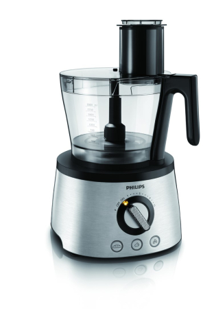 Robot de Bucătărie Philips Avance Collection HR7778/00, 1300 W, 3.4 L, 12 Viteze + Funcție Puls, Blender, Storctor, Accesorii Inox, Argintiu/Negru [2]