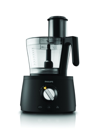 Robot de Bucătărie Philips Viva Collection HR7776/90, 1300 W, Bol 2.2 L, 12 viteze + Pulse, Accesorii multiple, Negru pukika.ro [1]