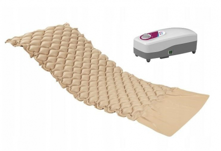 Saltele Antiescare - Saltea antiescare cu compresor, 130 camere, greutate maxima 130 Kg, PVC, Bej pukika.ro