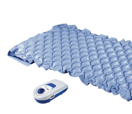 Saltele Antiescare - Saltea antiescare cu compresor, 130 camere, greutate maxima 135 Kg, PVC, Albastru pukika.ro