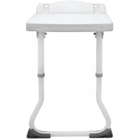 Scaun de baie SUNDO cu montare pe perete, greutate maxima 110 Kg, inaltime maxima 53 cm, Alb pukika.ro [1]