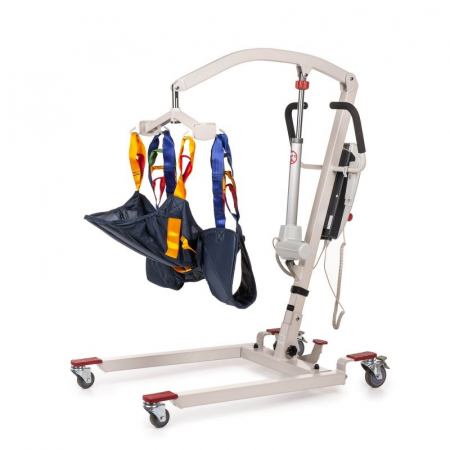 Scaune Toaleta - Scaun mobil de ridicare si transportare pentru persoane cu dizabilitati, cu telecomanda, greutate maxima 180 Kg, Alb pukika.ro