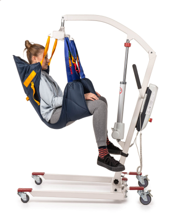 Scaun mobil de ridicare si transportare pentru persoane cu dizabilitati, cu telecomanda, greutate maxima 180 Kg, Alb pukika.ro [3]