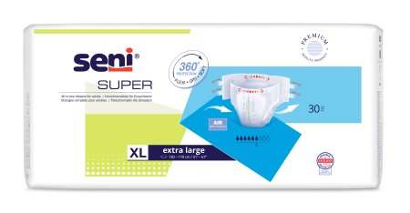 Scutece Adulti - Scutece Adulti Seni Super Extra Large 6 picaturi, 130 170 cm, 30 Bucăți