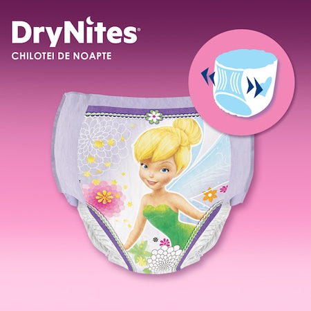Scutece chilotel Huggies DryNites, Girl, Marimea 10, 17-30 kg, 10 bucati [3]