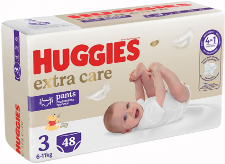 Promotii - Scutece chilotel Huggies Extra Care Pants, Nr. 3, 6-11 kg, 48 buc