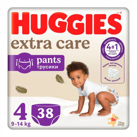 Promotii - Scutece chilotel Huggies Extra Care Pants, Nr. 4, 9-14 kg, 38 buc