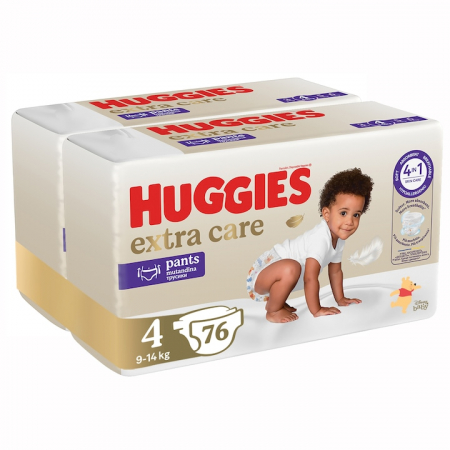 Promotii - Scutece chilotel Huggies Extra Care Pants, Nr. 4, 9-14 kg, 76 buc