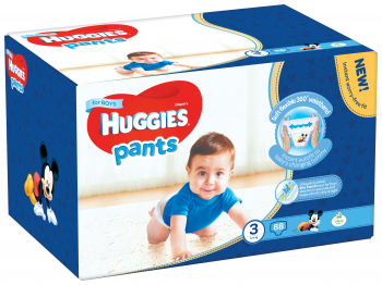 Scutece Si Chilotei - Scutece chilotel Huggies Pants Box, Baieti, Marimea 3, 6-11 kg, 88 bucati_EOL