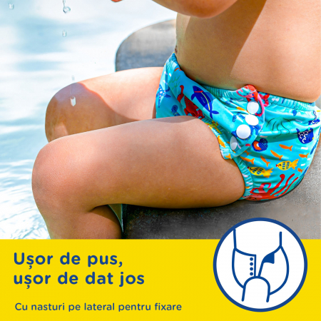 Scutece chilotel refolosibili pentru apa Huggies Little Swimmers UnderSea, Marimea 5-6, 1 bucata [4]