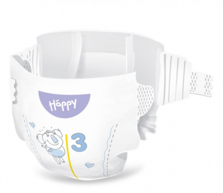 Scutece copii Happy Soft Delicate Midi, Nr3, 5-9 kg, 16 buc [1]