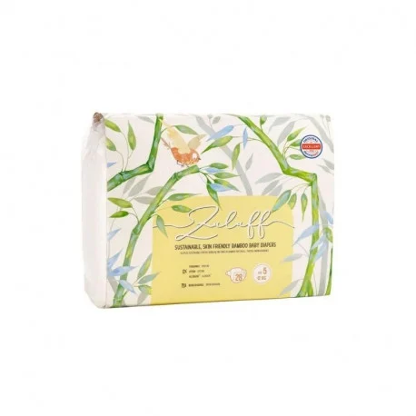 Promotii - Scutece din bambus Zuluff, Marimea 5, 28 bucati