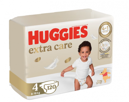 Pentru bebelusi - Scutece Huggies Elite Soft Box, Nr. 4, 8-14 kg, 120 buc