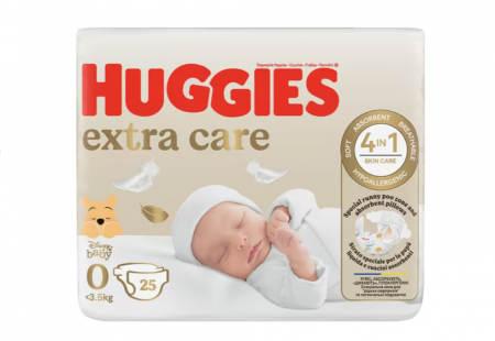 Pentru bebelusi - Scutece Huggies Extra Care 0,25 buc