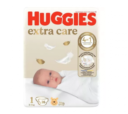 Promotii - Scutece Huggies Extra Care 1,26 buc