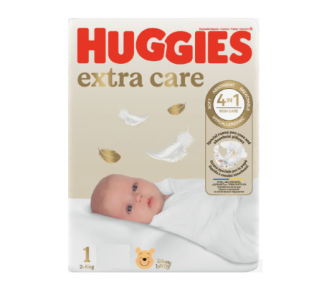 Pentru bebelusi - Scutece Huggies Extra Care 1,50 buc