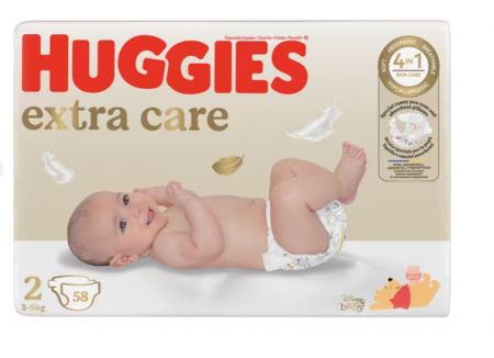 Promotii - Scutece Huggies Extra Care 2,58 buc