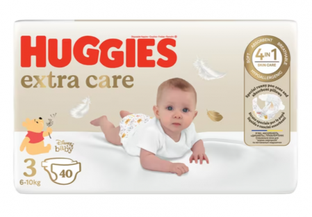 Promotii - Scutece Huggies Extra Care 3,40 buc