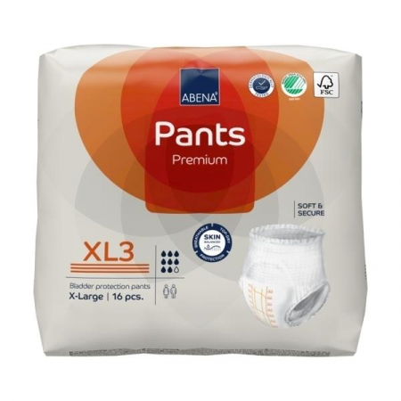 Scutece Incontinenta Adulti ABENA Pants XL3, Premium, Tip Chilot, 16 bucati [1]