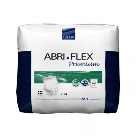 Scutece Incontinenta Adulti Abri-Flex M1 Premium FSC, Tip Chilot, 14 bucati [1]